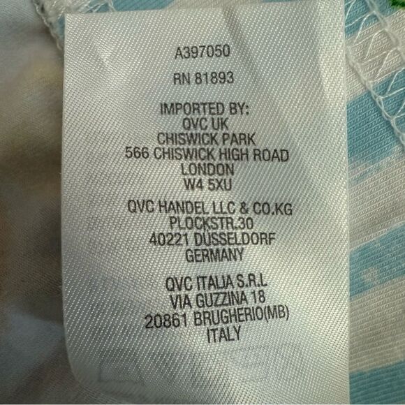 d&co Chic Women’s Size Large Citrus Lemon Print Pajama Pants d&co Beach Comfort - Picture 5 of 6